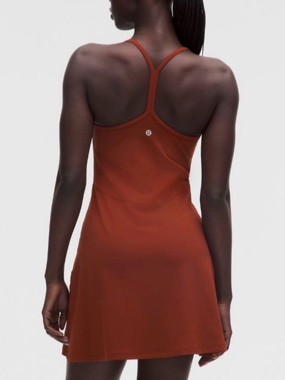 Lululemon Flow Y Dress NWT Size M, L Cranberry Charm Built-In Shorts Nulu RARE - Picture 2 of 12